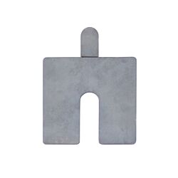 1/16 x 6 x 6 Slotted Shim Plate Galvanized for Blind Bolt