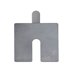 1/16 x 6-1/2 x 6-1/2 Slotted Shim Plate Galvanized for Blind Bolt