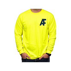Hi-Vis Green Long Sleeve Tshirt – Unisex Large