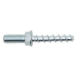 1/4 x 2-1/2 AF Rod Hanger 3/8" Externally Threaded for Concrete 50/Box - 300/Ctn (Uses 1/2" Socket)
