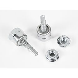 8038957 1/4-20 x 1 Sammy Screw w/Retainer Nuts Tek3 for Steel - 3/8 Rod 25/Box - 125/Case