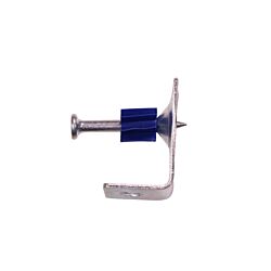 1-1/4 .300 Head Powder Actuated Drive Pin w/ 90 Degree Angle Ceiling Clip 100/Box - 1000/Ctn