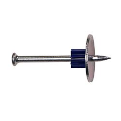1-1/2 .300 Head Powder Actuated Drive Pins 1in Washer 100/Box - 1000/Ctn