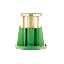 PFM2500038 3/8" Wood-Knocker II+ Low Profile Concrete Insert Green 100/Box