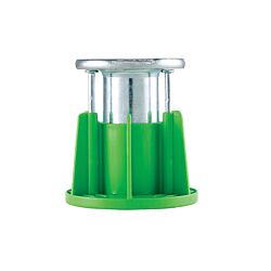 PFM2610038 3/8" Wood-Knocker II+ Push-In Thread Concrete Insert Green 50/Box