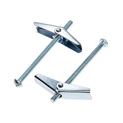1/4 x 3 Round Combo Head Toggle Bolt/Wing Zinc 50/Box - 500/Ctn