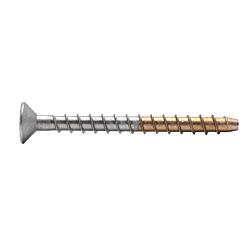 AF M6 x 80mm (1/4 x 3) Flat Torx Hd Concrete Screw-Anchor 316 Stainless 100/Box - 600/Ctn