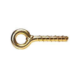 1/2 x 3 (M12 x 75mm) Concrete Screw Anchor Eye-Bolt Zinc Yellow 30/Bx - 120/Ctn (1SAEY12075)
