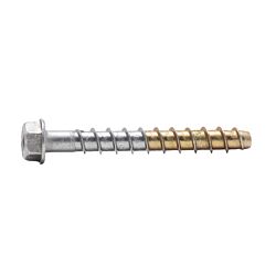 AF M8 x 75mm (5/16 x 3) Hex Head Concrete Screw-Anchor 316 Stainless 50/Box - 300/Ctn
