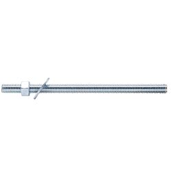 1/4-20 x 4" Anchor Rod Assembly with Nut & Washer Zinc 50/Box