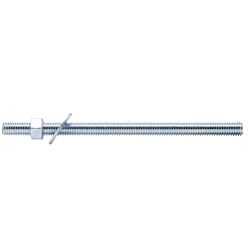 3/8-16 x 4-1/8 Anchor Rod Assembly with Nut & Washer Zinc 25/Box