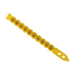 .27 Caliber Safety Strip Loads Yellow (Level 4) 100/Box - 10,000/Ctn