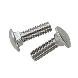 3/8-16 x 1-1/2 Carriage Bolt Gr 18.8 Stainless Steel 100/Box