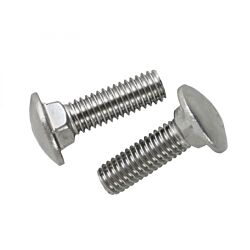 1/4-20 x 1 Carriage Bolt Gr 18.8 Stainless Steel 100/Box
