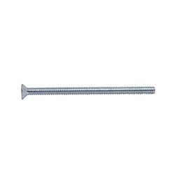 10-24 x 3 Flat Phillips Head Machine Screw Zinc 100/Box
