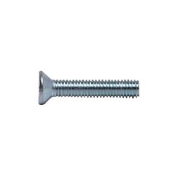 10-24 x 1 Flat Phillips Head Machine Screw Zinc 100/Box