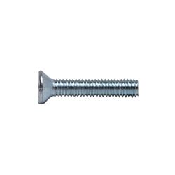 10-32 x 1 Flat Phillips Head Machine Screw Fine Thread Zinc 100/Box