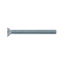 3/8-16 x 2 Flat Phillips Head Machine Screw Zinc 100/Box