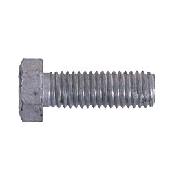 1/2-13 x 1 Hex Tap Bolt, Full Thread, Grade 5 Galvanized