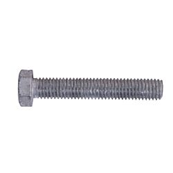 3/8-16 x 4 Hex Tap Bolt, Full Thread, Grade 5 Galvanized
