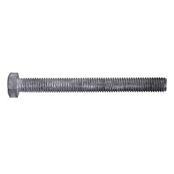 1/2-13 x 6 Hex Tap Bolt, Full Thread, Grade 5 Galvanized
