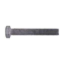3/8-16 x 2-1/2 Hex Tap Bolt, Full Thread, Grade 5 Galvanized