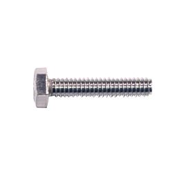 1/4-20 x 1-1/4 Hex Tap Bolt, Full Thread, Gr 304 Stainless Steel F593C 100/Box - 1400/Ctn