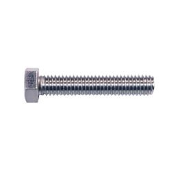 1/4-20 x 2-1/2 Hex Tap Bolt, Full Thread, Gr 304 Stainless Steel F593C 100/Box