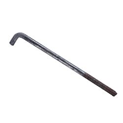 5/8-11 x 12 L Shape Anchor Bolt Plain with Nut and Washer