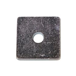 1/4 x 1/4 x 1-5/8 x 1-5/8 Square Washer Zinc 100/Box