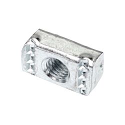 1/4-20 Channel Nut with No Spring Zinc 100/Box
