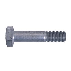 1/2-13 x 4 (1in Thread) Structural Hex Bolt A325 Galvanized