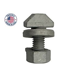 AF 1/2-13 x 1.47" ASTM A490 T-Bolt Made In USA, Ribbed Flat Washer, & 2H Nut Assembly Magni 565 - 50/Box - 200/Ctn