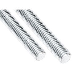 1-8 x 6ft Threaded Rod Zinc 2/Tube