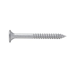 14-10 x 2-1/2 (65mm) Bugle Head Hex Drive Timber Screw Rib Hd Type 17 Galvanized 1000/Box(5mm Drive 5HXI5M)