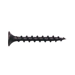 6 x 1-1/4 Drywall Screw Bugle Phillips Coarse Thread Black Phosphate 8000/Ctn