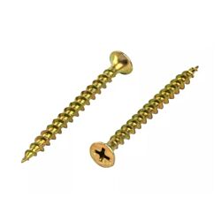 Bugle Phillips Drywall Screw Coarse Thread Zinc Yellow