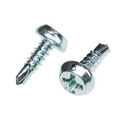 7 x 7/16 Pan Phillips Head Framing Screw Drill Pt Zinc 100/Box - 7000/Ctn
