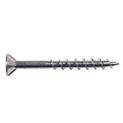 8 x 1-3/4 Flat Phillips Head Spur Screw Nibs Type 17 Zinc 4000/Ctn