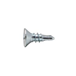 14 x 3/4 Flat Phillips Head Self Drilling Screw Zinc 100/Box