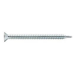 14 x 2-1/2 Flat Phillips Head Self Drilling Screw Zinc 100/Box