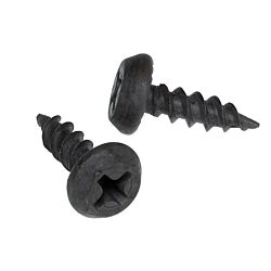 7 x 7/16 Pan Phillips Head Framing Screw Sharp Pt Black 100/Box - 7000/Ctn