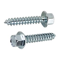 5/16 x 1-5/8 High Head 7/16 A/F Hex Washer Lag Screw Zinc 1000/Ctn