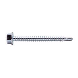 10 x 2 Hex Washer High Head Serrated Self Drilling Screw Zinc 2500/Ctn