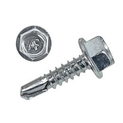 10 x 3/4 Hex Washer High Head Serrated Self Drilling Screw Zinc 5000/Ctn - 240,000/Pallet