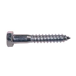 1/2 x 3 Hex Lag Screw Zinc 50/Box