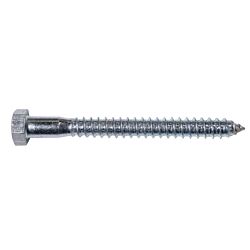 1/2 x 5 Hex Lag Screw Zinc - 25/Box