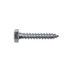1/4 x 1-1/2 Hex Lag Screw Zinc 100/Box