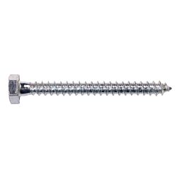 1/4 x 2 Hex Lag Screw Zinc 100/Box