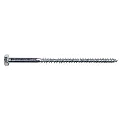 1/4 x 4-1/2 Hex Lag Screw Zinc 100/Box